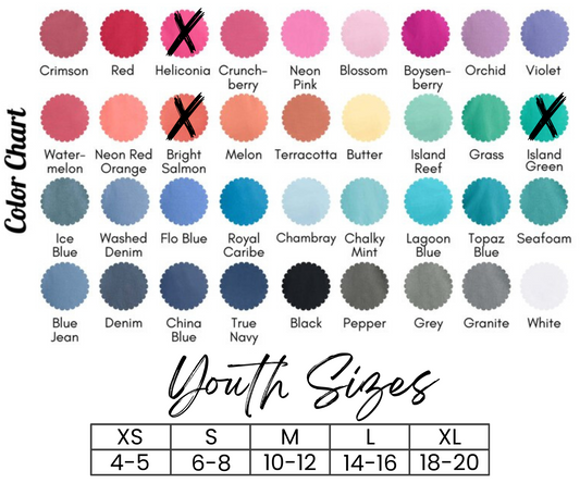 Comfort Colors ||Youth||